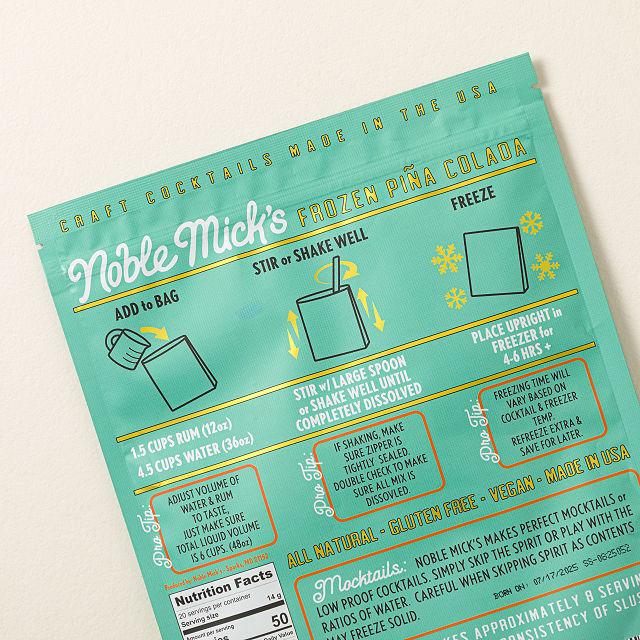 Just Add Booze - Frozen Cocktail Slushie Mix