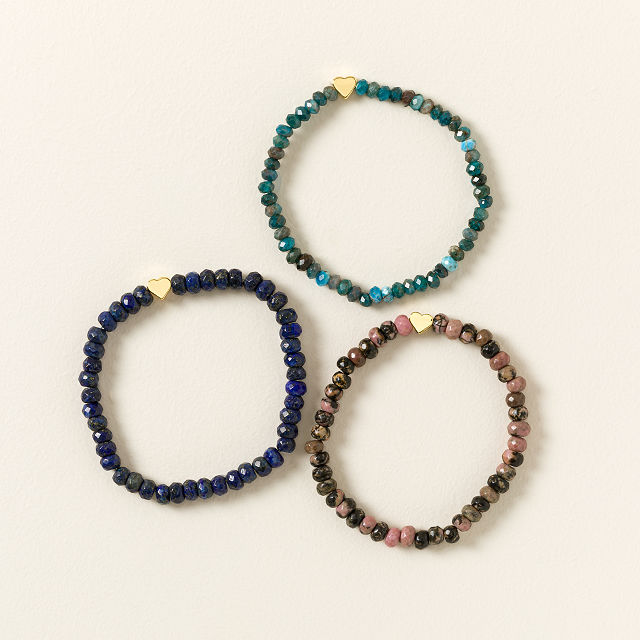 Hidden Heart Beaded Bracelet