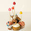 Beeswax Mushroom Birthday Candle Set thumbnail 4