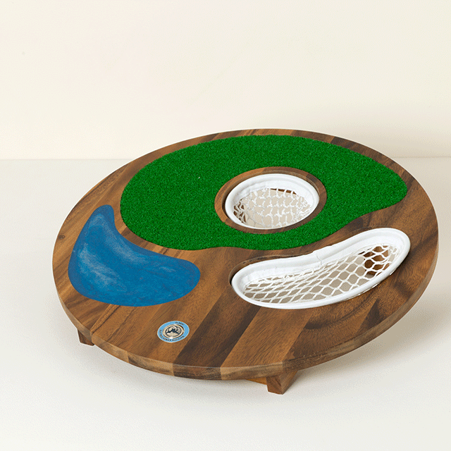 2-in-1 Golf & Cornhole Outdoor Toss Game