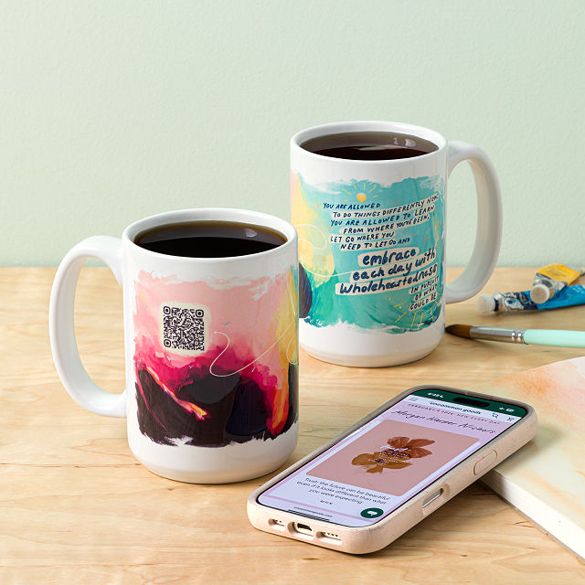 Embrace Each Day Morgan Harper Nichols QR Mug