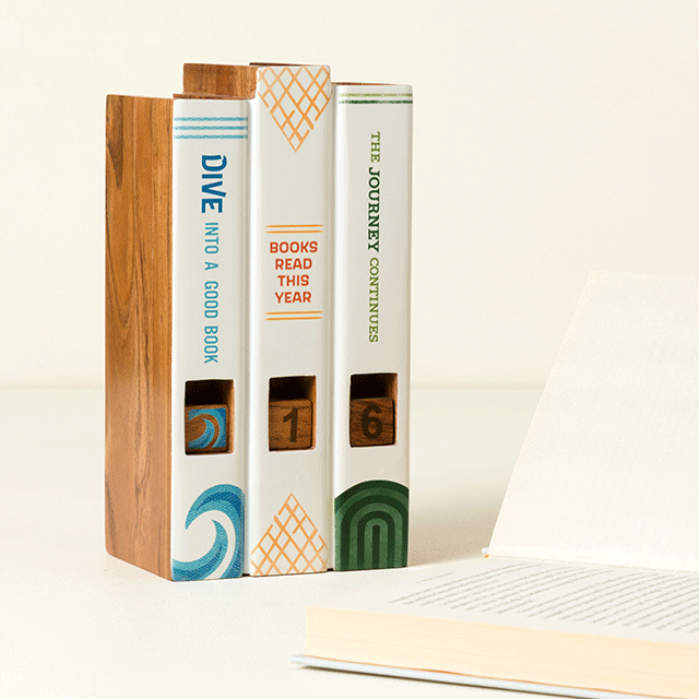 Books Read This Year Tracker and Bookend