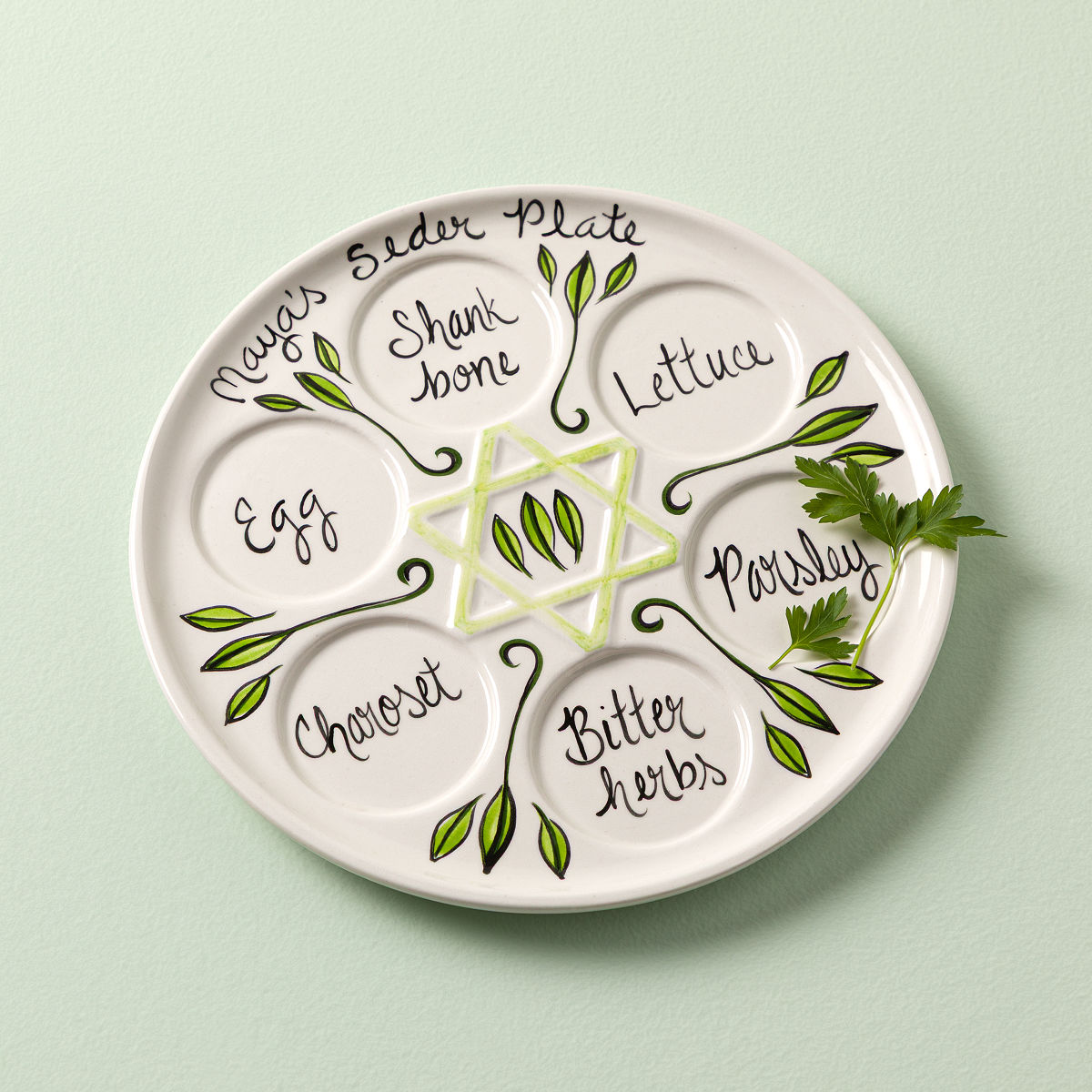 Personalized Seder Plate