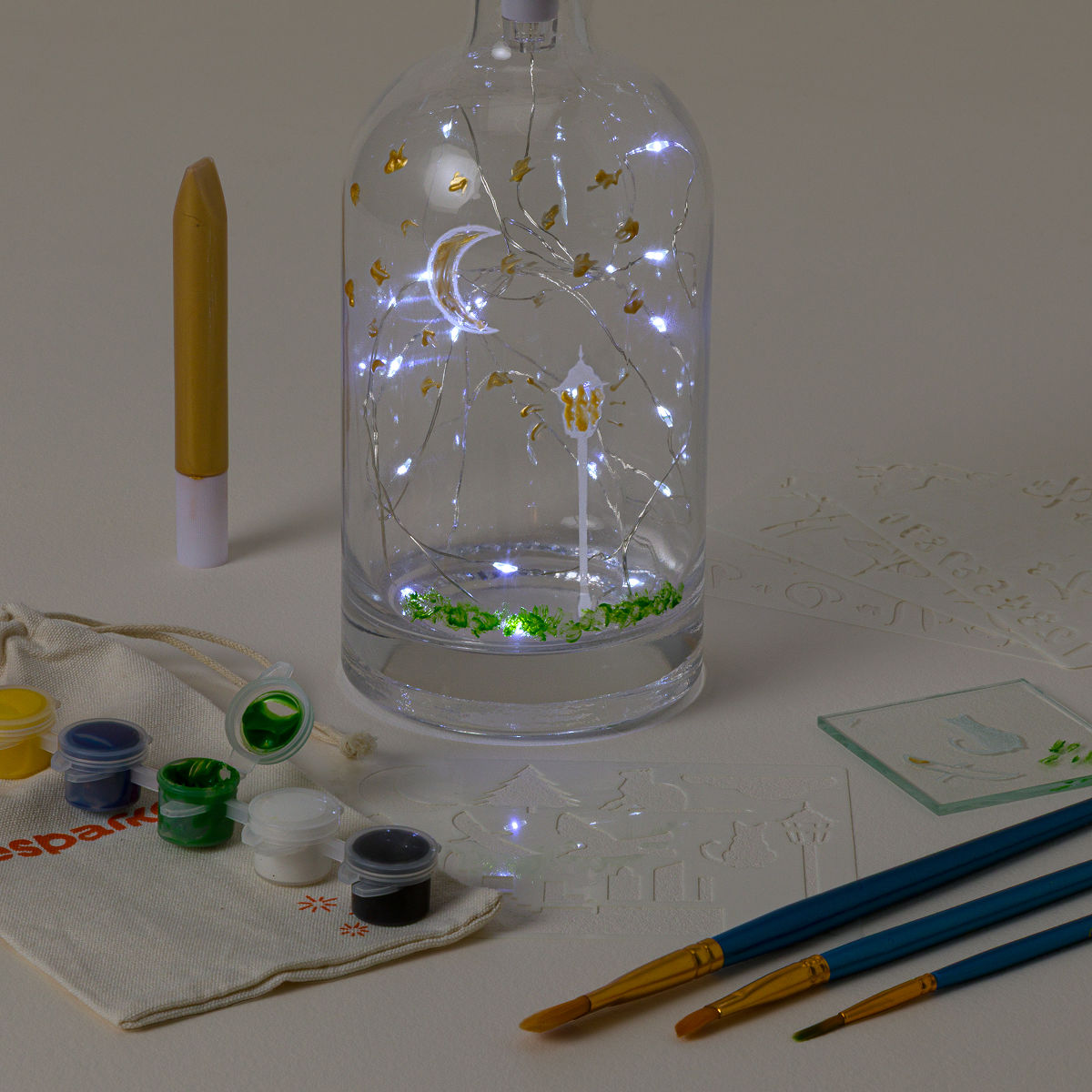 Beginner Engraving Illuminated Bottle Add-On Set