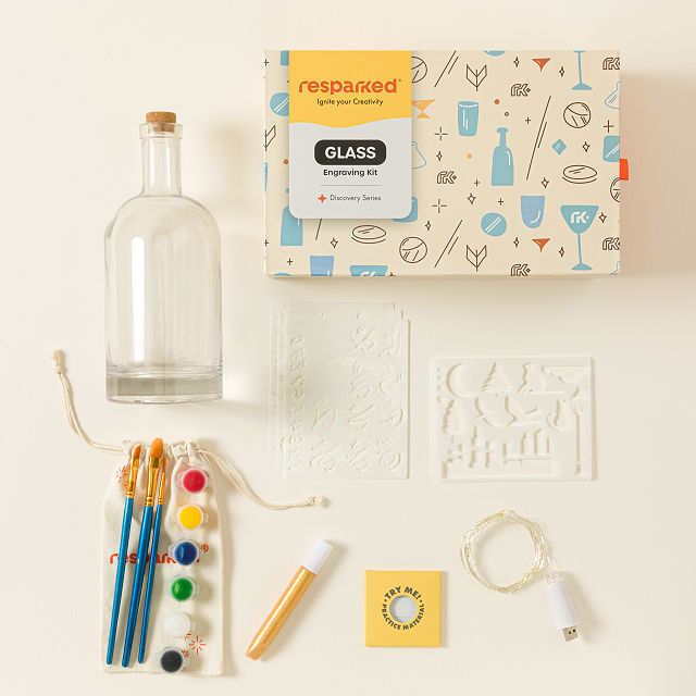 Beginner Engraving Illuminated Bottle Add-On Set