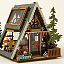 Cozy A-Frame Cabin DIY Building Kit thumbnail 3