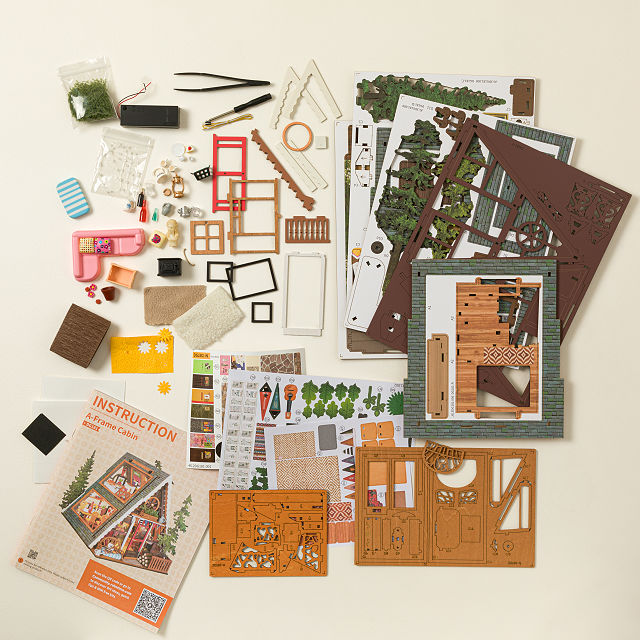 Cozy A-Frame Cabin DIY Building Kit