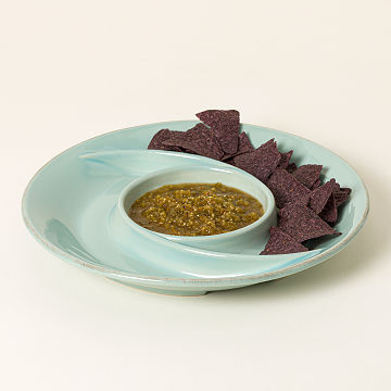 Swirling Chip & Dip Platter