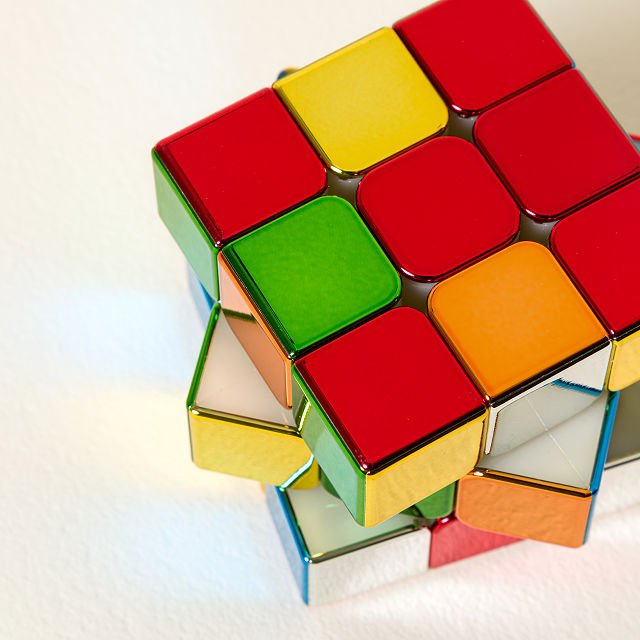 Metallic Lightning 3x3 Speed Cube