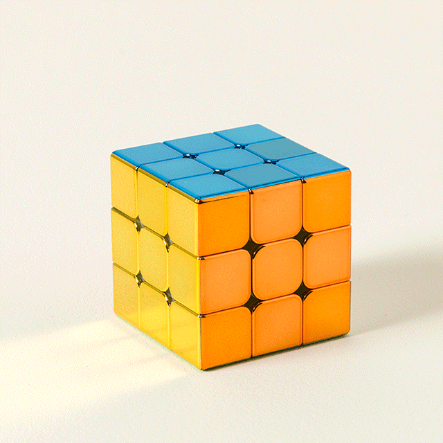 Metallic Lightning 3x3 Speed Cube