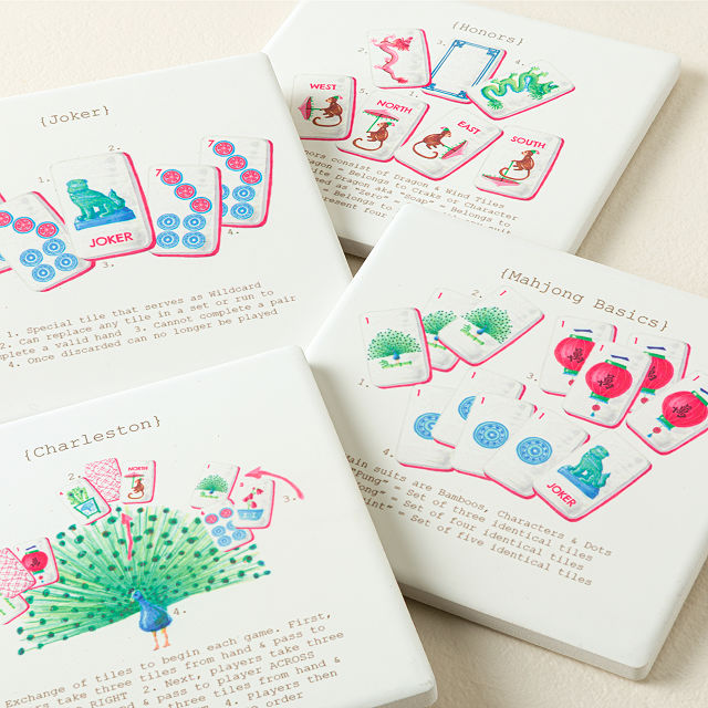 Anatomy of Mahjong Coasters