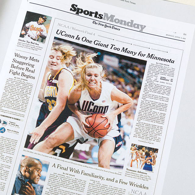 NYT History of Women's Basketball Book
