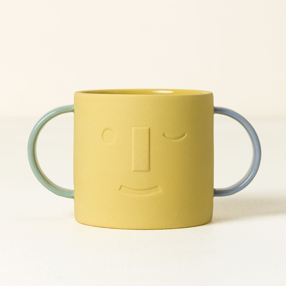 Good Mood Kids Porcelain Tableware - Yellow Cup