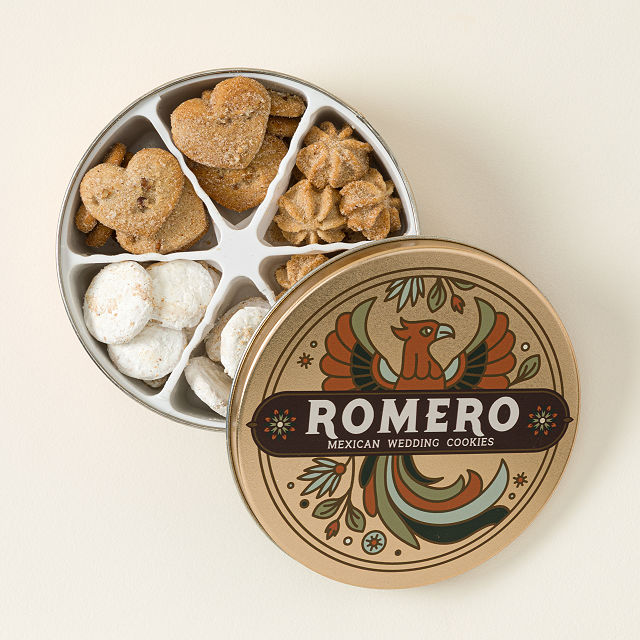 Mexican Wedding Cookie Variety Tin