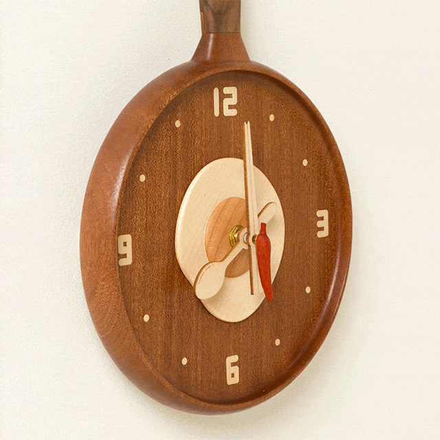 Sunny Side Up Wood Wall Clock