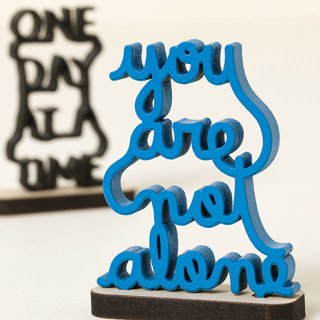 Mini Desktop Affirmation Word Stack Sculptures