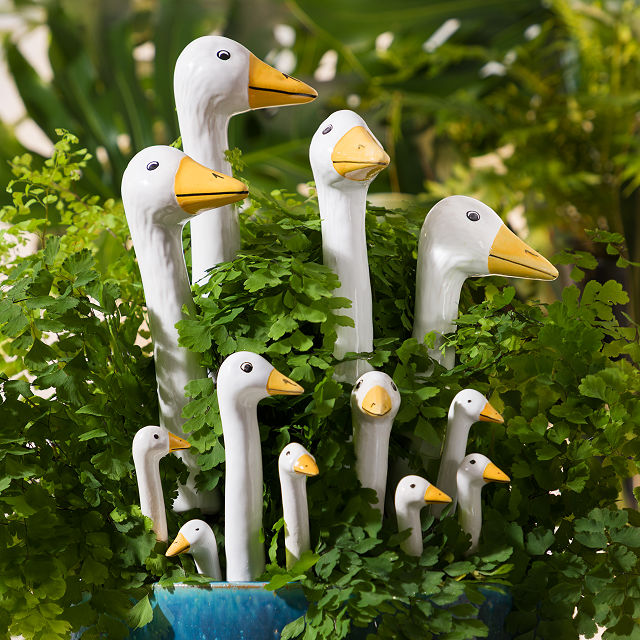 Garden Goose Plant Stakes