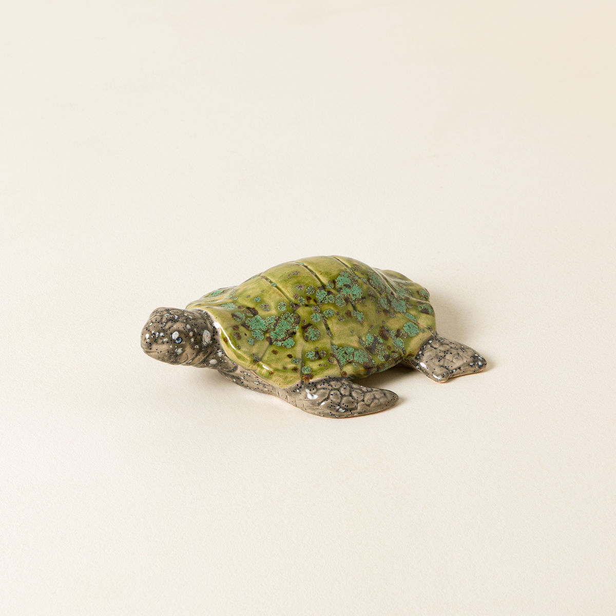 Ceramic Garden Turtles - Small - Lime