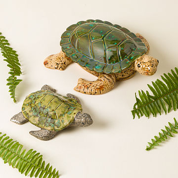 Ceramic Garden Turtles