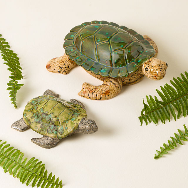 Ceramic Garden Turtles