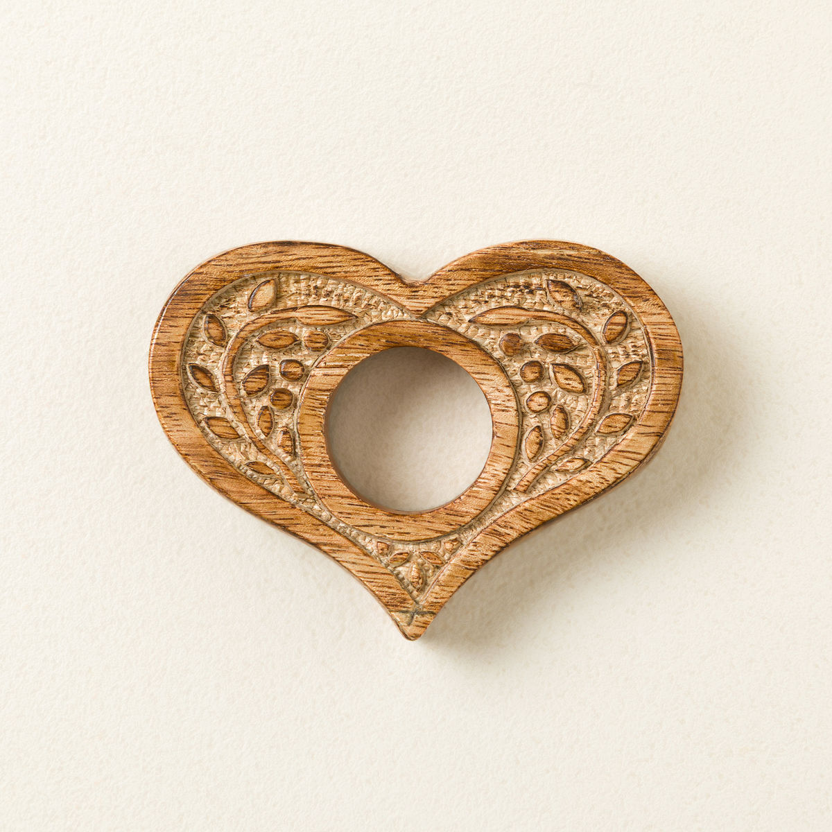 The Cozy Grip Wooden Book Holder - Heart