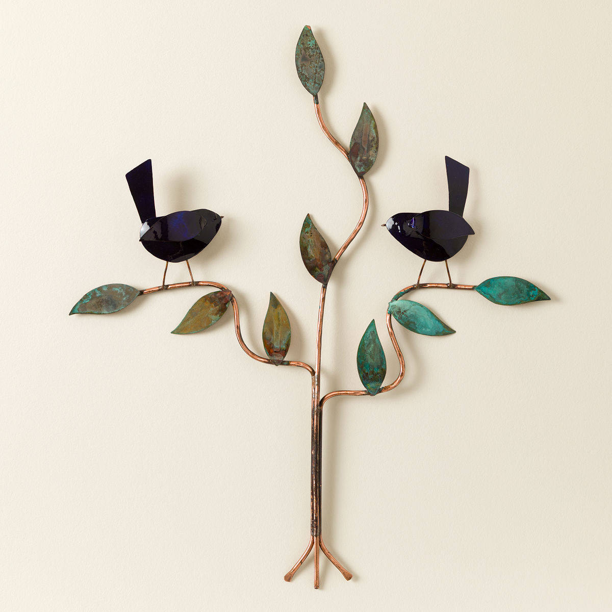 Welcoming Branch Wall Sculpture - Blue Large