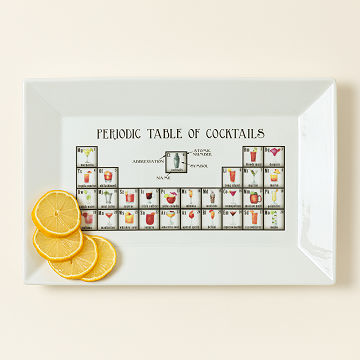Periodic Table of Cocktails Platter