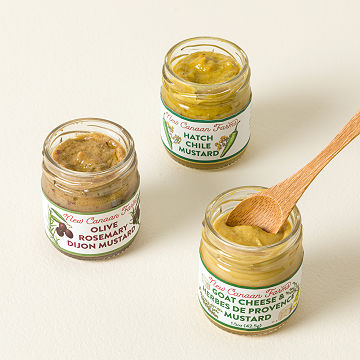 Gourmet Flavored Mustard Sampler Trio