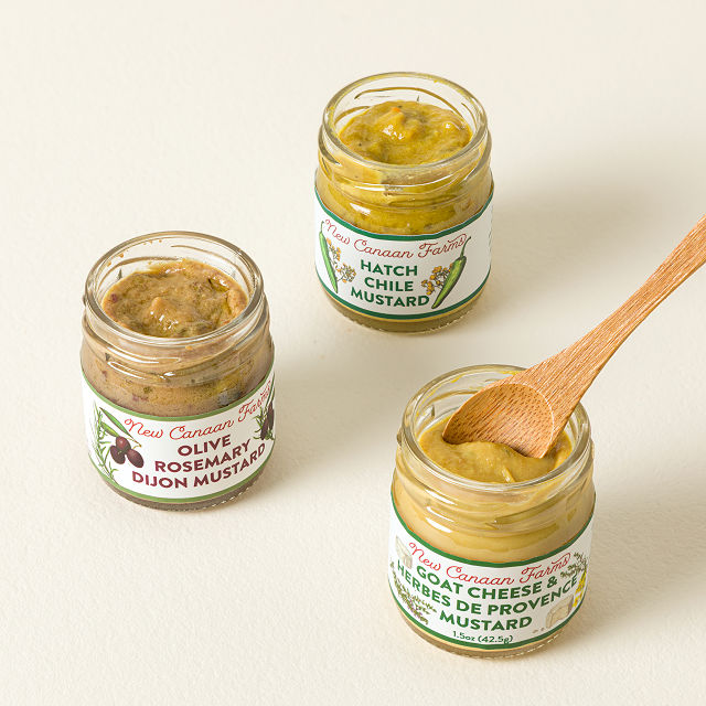 Gourmet Flavored Mustard Sampler Trio