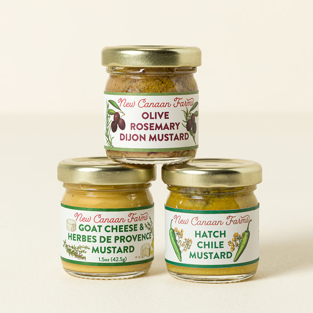 Gourmet Flavored Mustard Sampler Trio