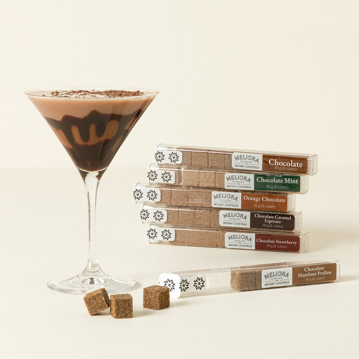 Chocolate Martini Instant Cocktail Cube Gift Set