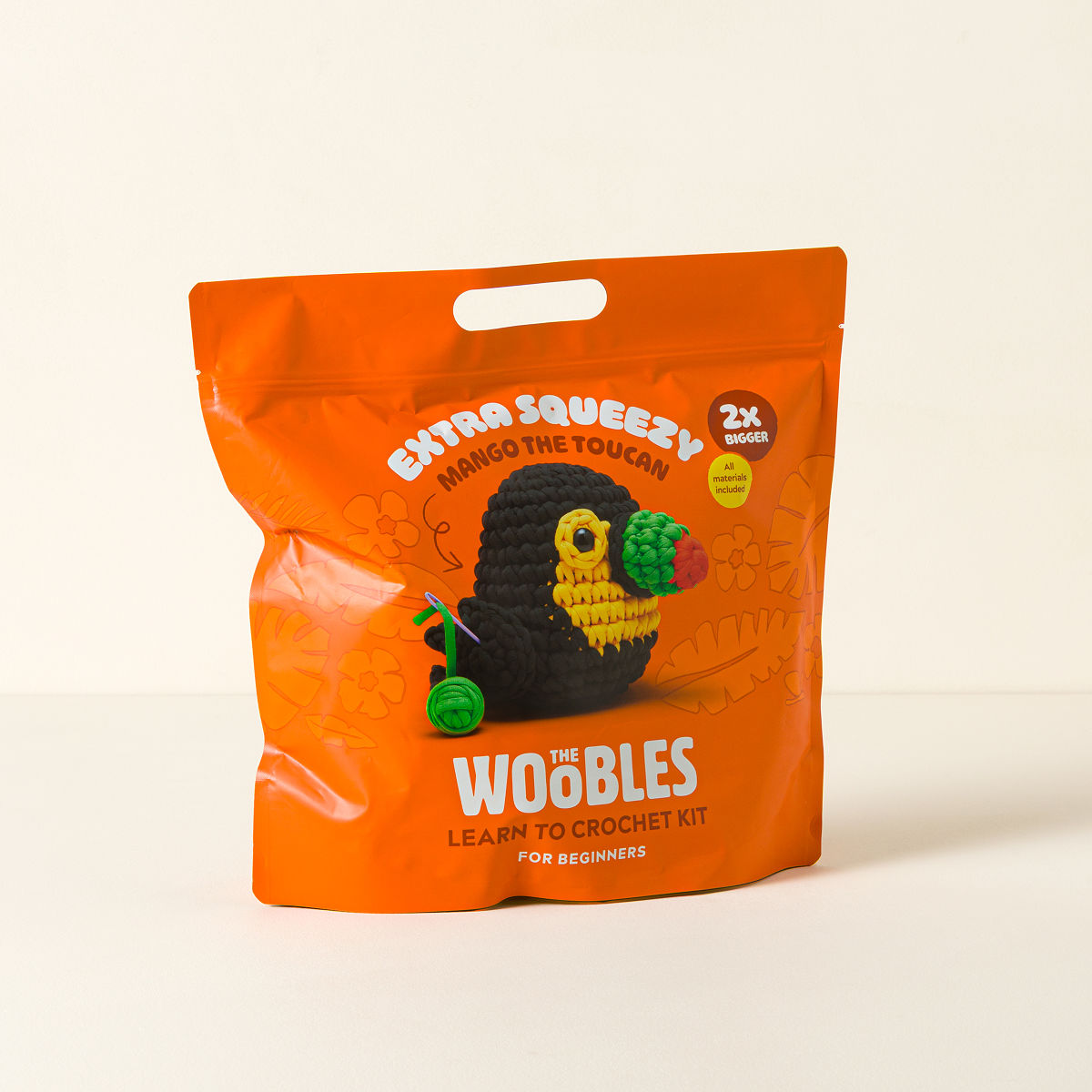 Crochet Your Own Squeezable Support Pet - Mango the Toucan
