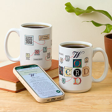 Word Nerd Interactive QR Mug