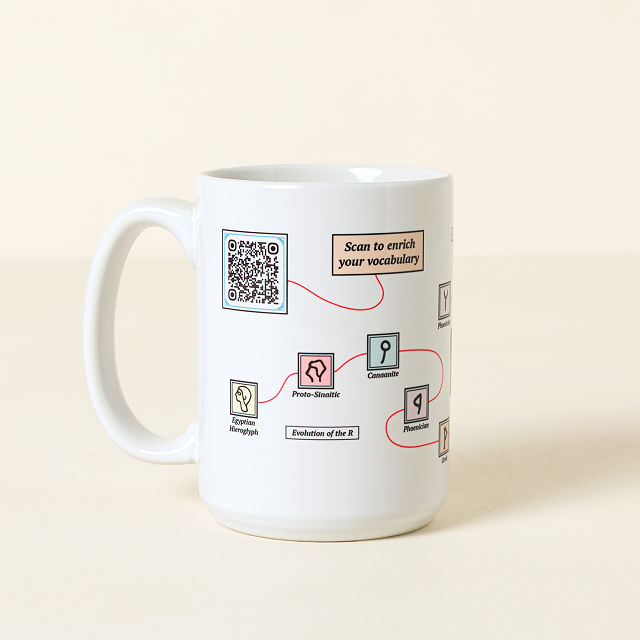 Word Nerd Interactive QR Mug