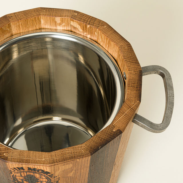 French Oak Wine Barrel Ice Bucket