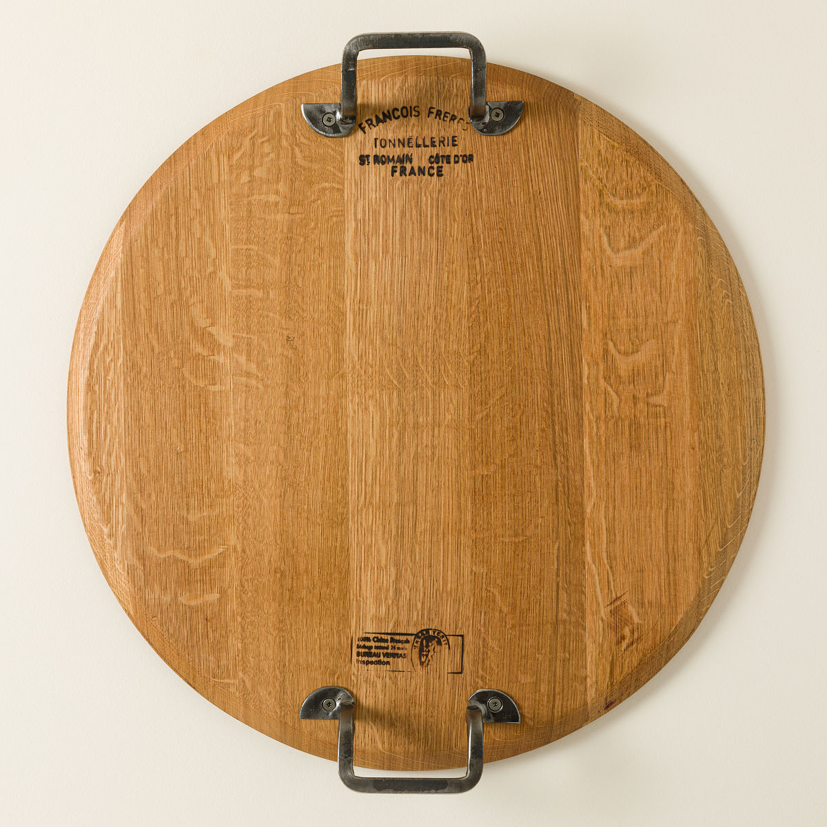 French Oak Wine Barrel Serving Platter - Large