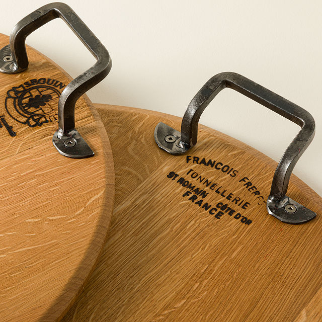 French Oak Wine Barrel Serving Platter