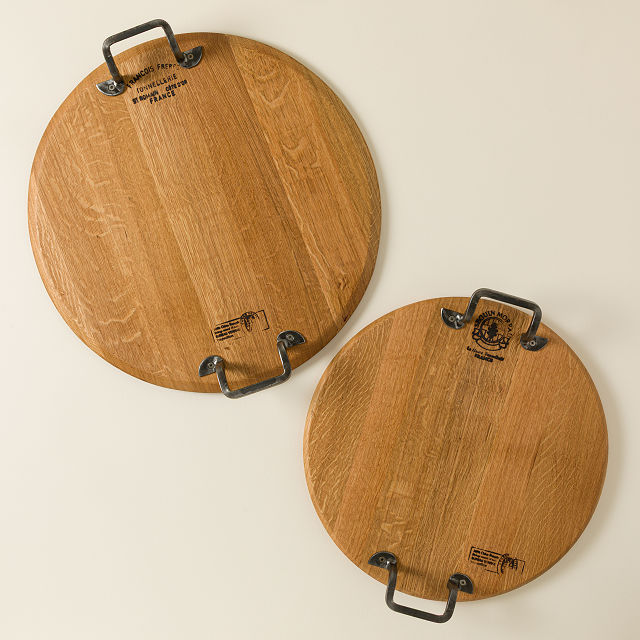 French Oak Wine Barrel Serving Platter