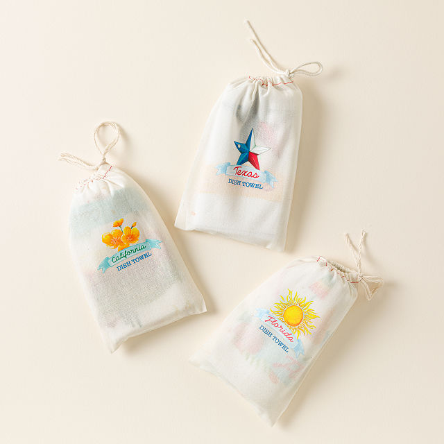 State Icons Dish Towel