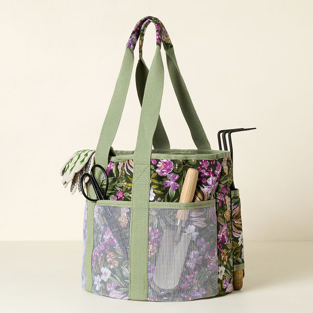 Blooming Floral Garden Utility Tote