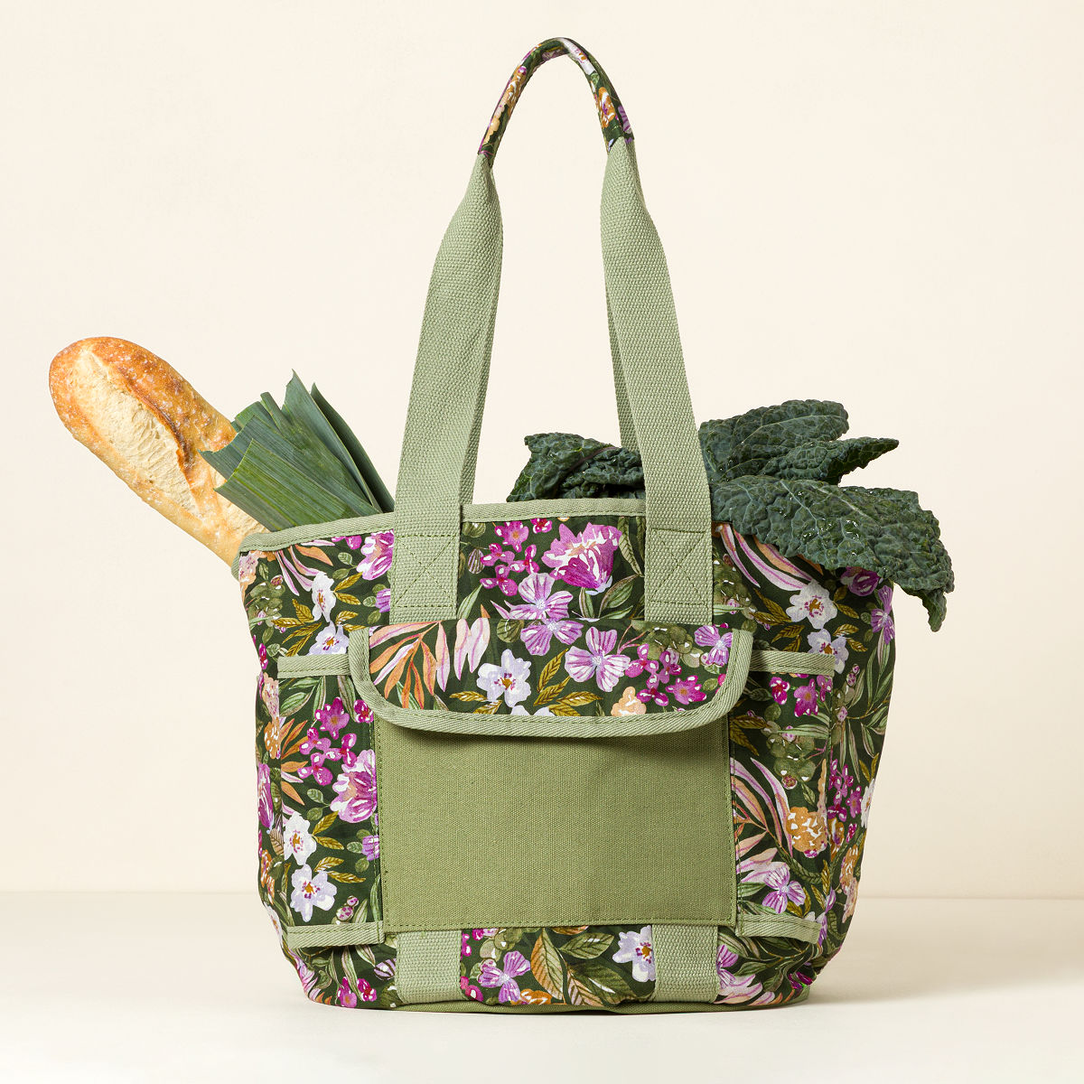Blooming Floral Garden Utility Tote