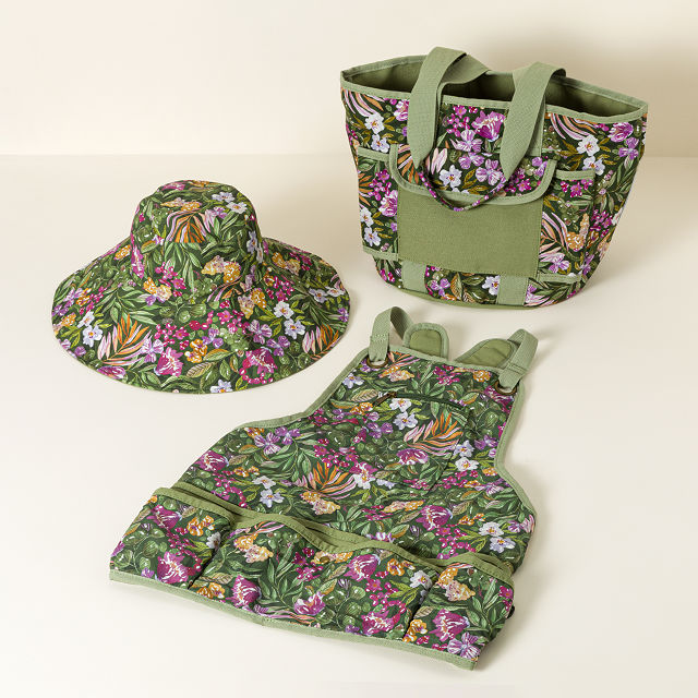 Blooming Floral Garden Utility Tote