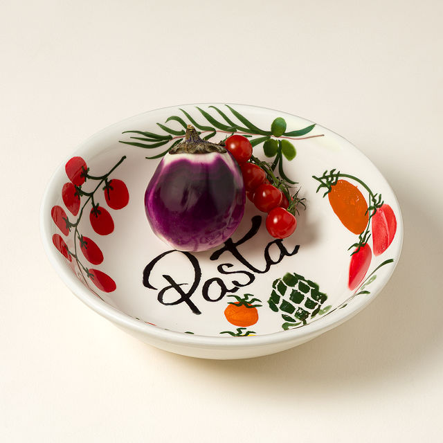 Hand-Painted Italian Serving Bowl