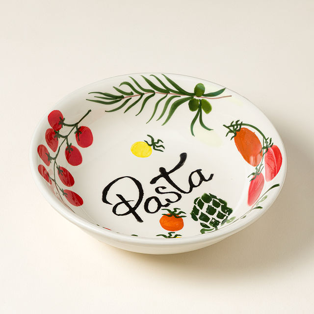 Hand-Painted Italian Serving Bowl