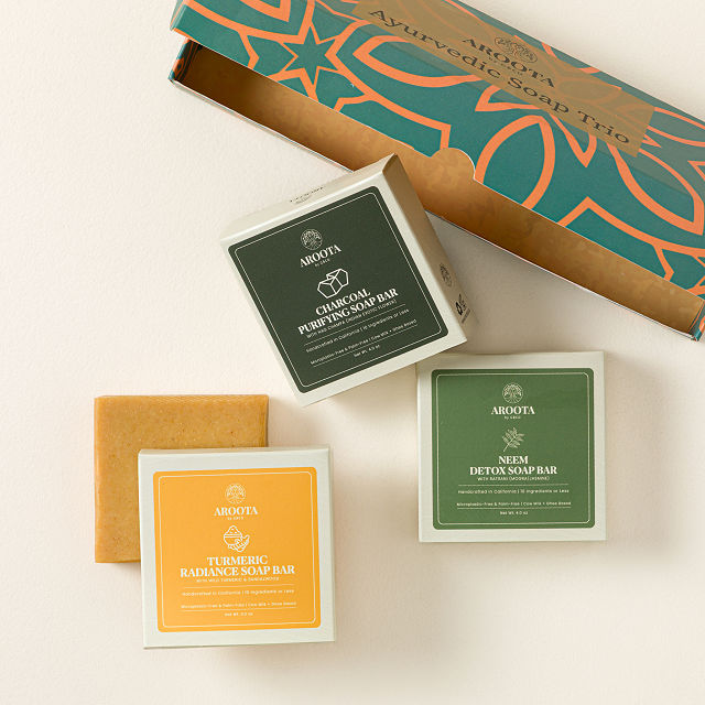 Ghee-Infused Spa Soap Trio