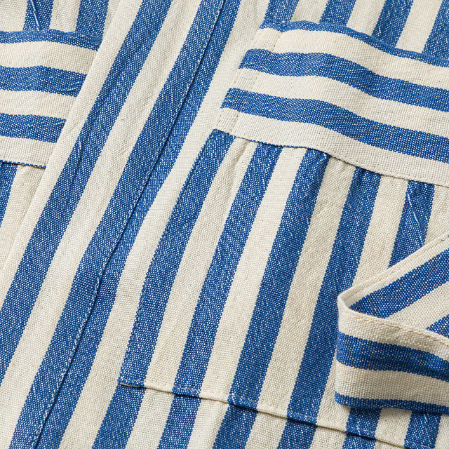 Coastal Stripe Turkish Cotton Robe