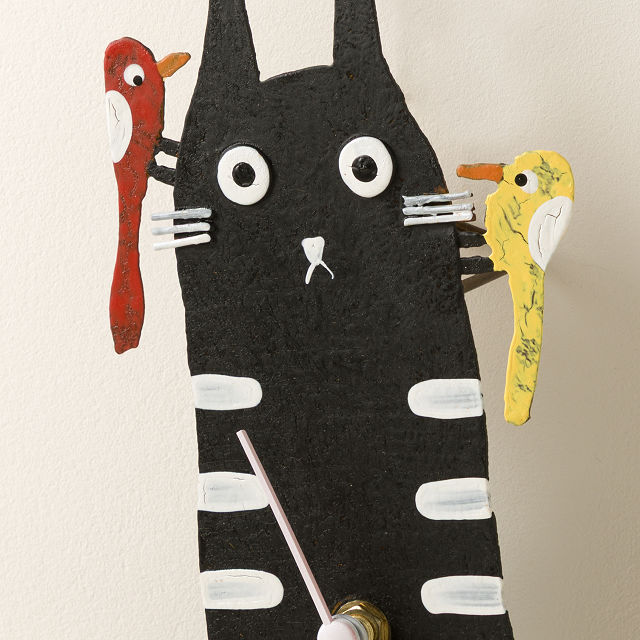 Cat & Co. Pendulum Wall Clock