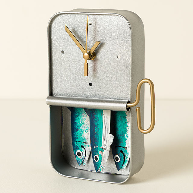 Packed Like Sardines Wall Clock