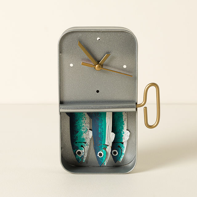 Packed Like Sardines Wall Clock