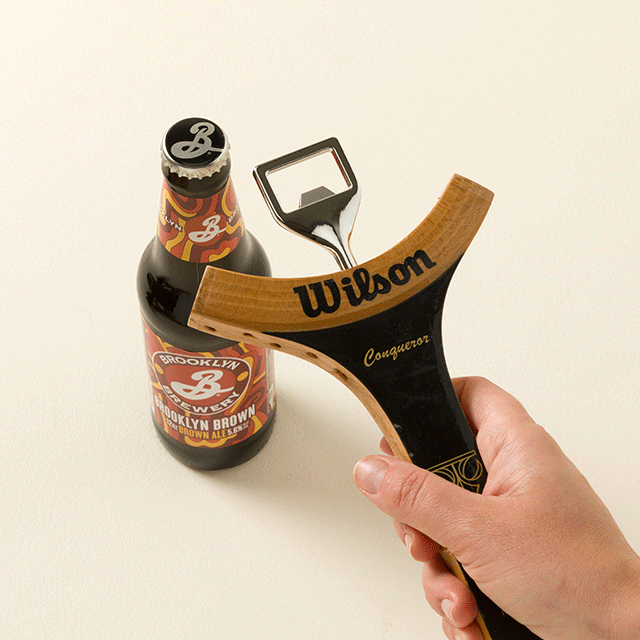 Reclaimed Tennis Racquet Bottle Opener